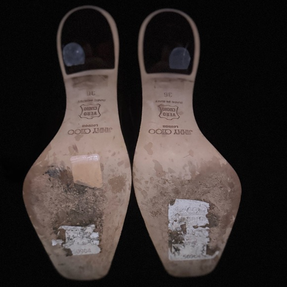 Jimmy Choo Brown Patent Leather T-Strap Mary Janes - Picture 7 of 7